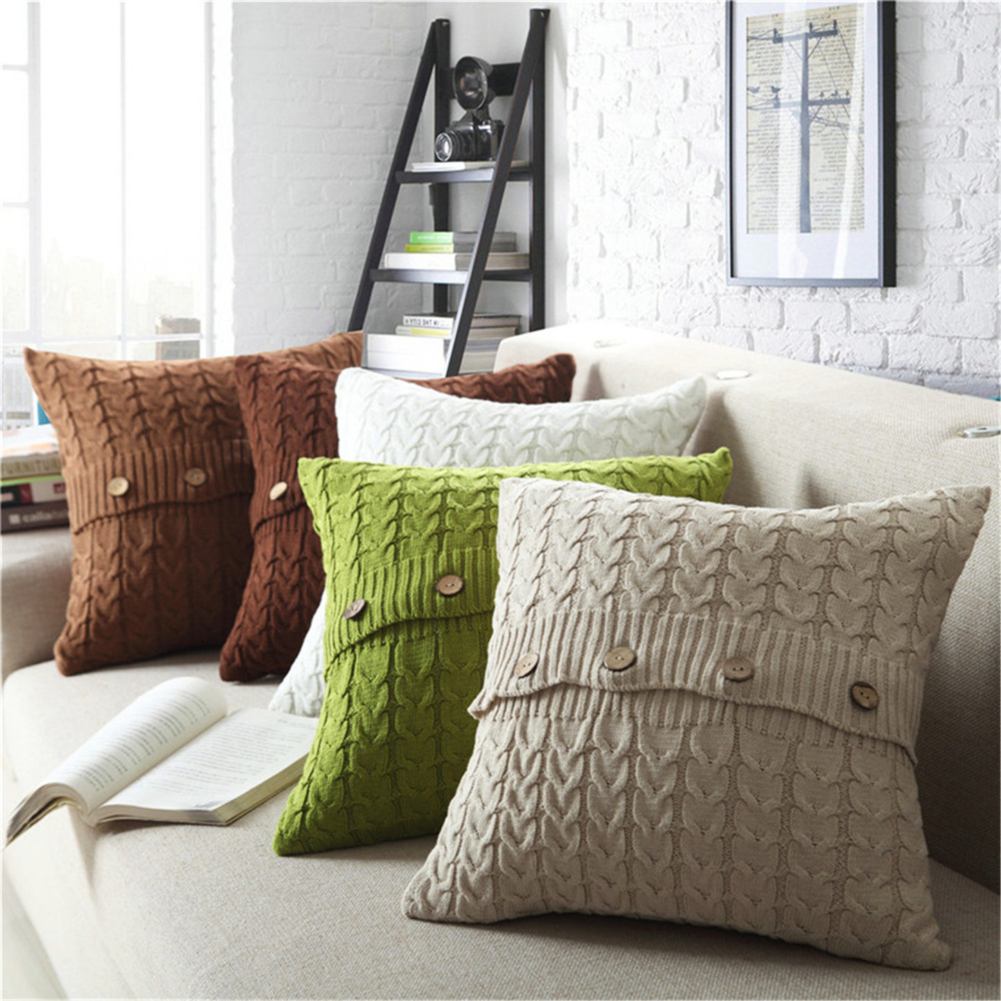 Cozy Knit Pillow Covers