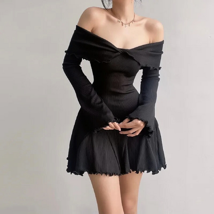 Vivienne’s Whisper Ruffle Dress