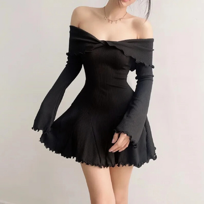 Vivienne’s Whisper Ruffle Dress