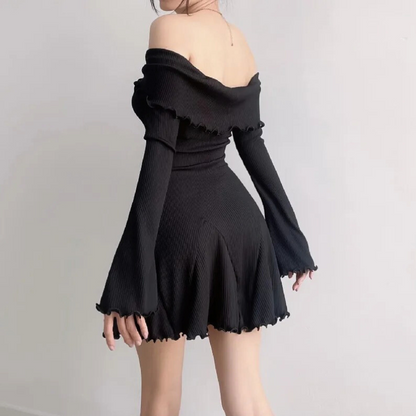 Vivienne’s Whisper Ruffle Dress