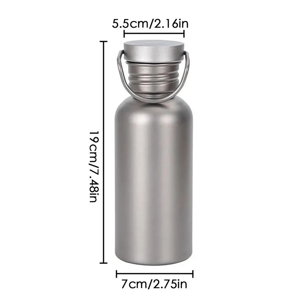 Brushed Titanium Expedition Flask