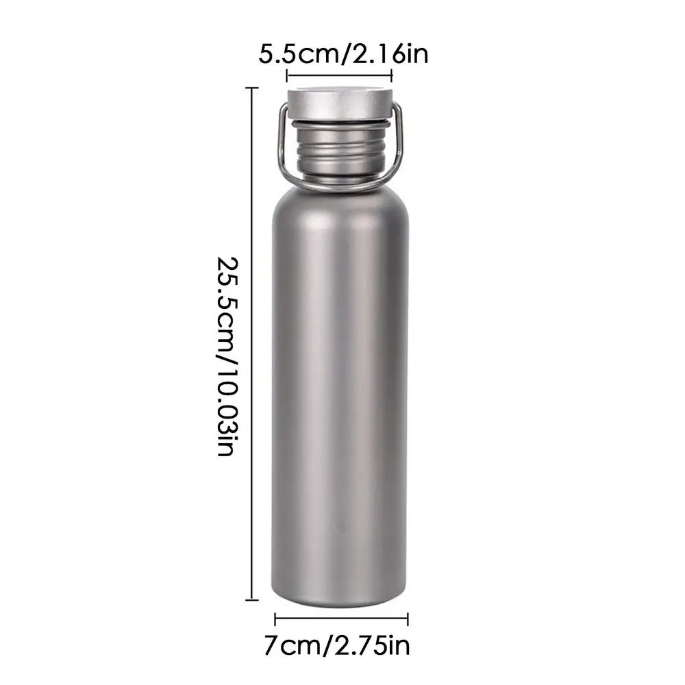 Brushed Titanium Expedition Flask