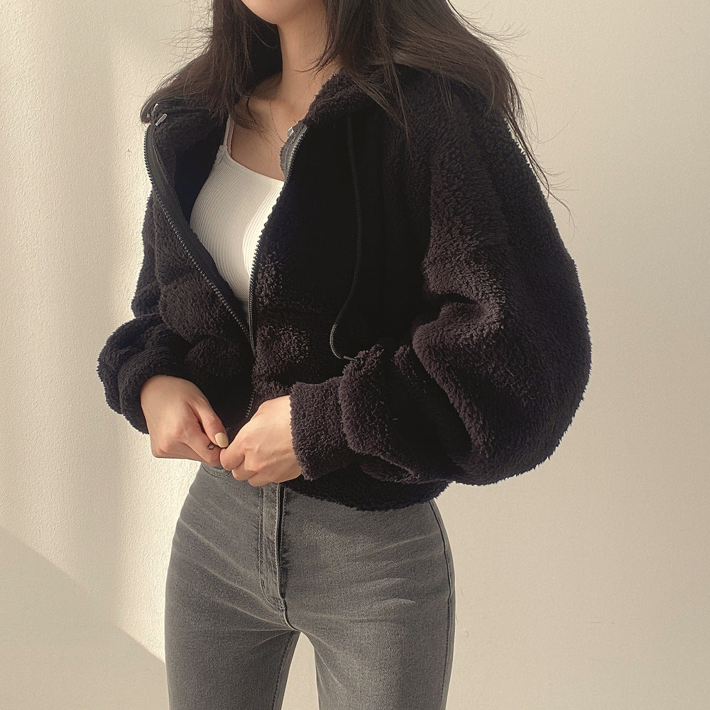 Amelia’s Lamb Wool Zip-Up