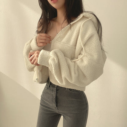 Amelia’s Lamb Wool Zip-Up