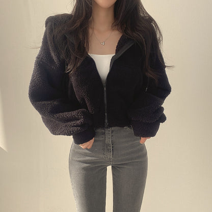 Amelia’s Lamb Wool Zip-Up