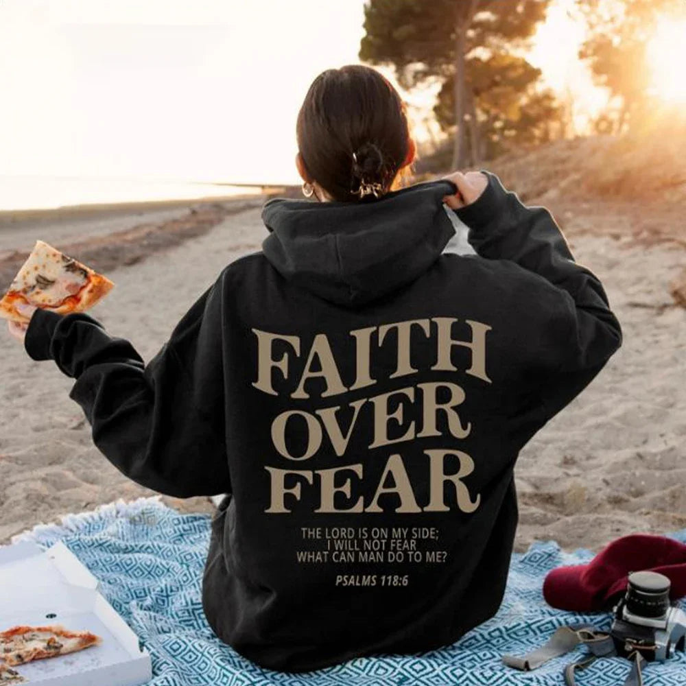 Faith Over Fear Comfort Hoodie