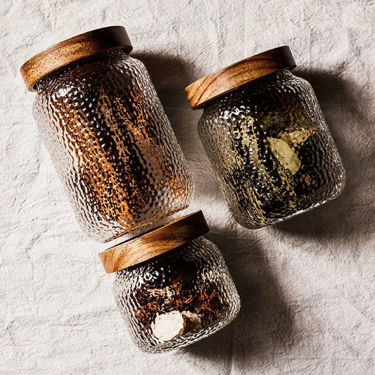 Hammered Hearth Mason Jars