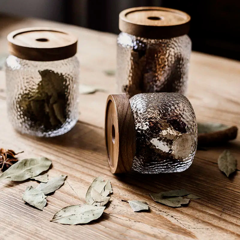 Hammered Hearth Mason Jars