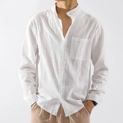 Tatsu's Classic Yukata Linen Shirt