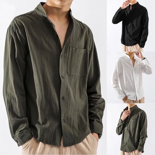 Tatsu's Classic Yukata Linen Shirt