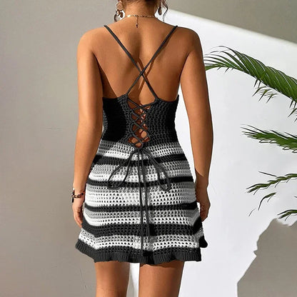 Victoria's Beachside Crochet Dress