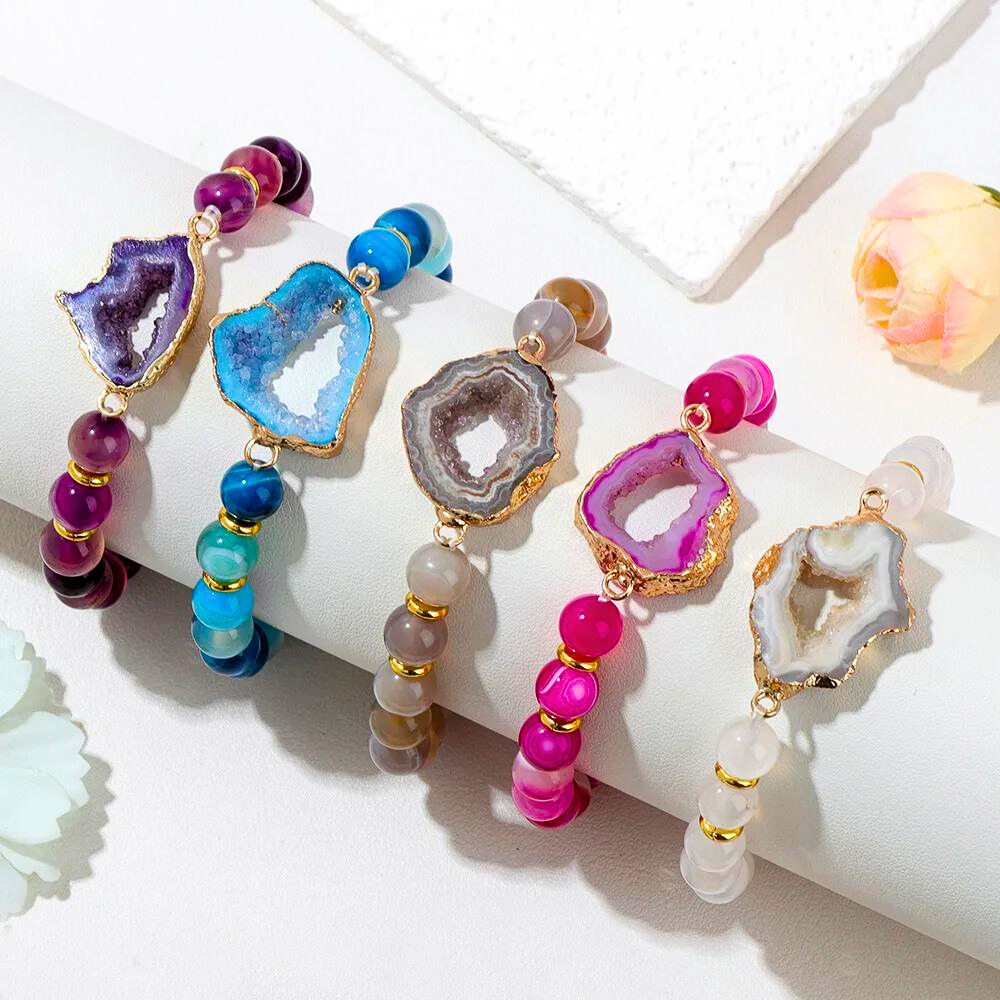 Ethereal Stone Bracelet Collection