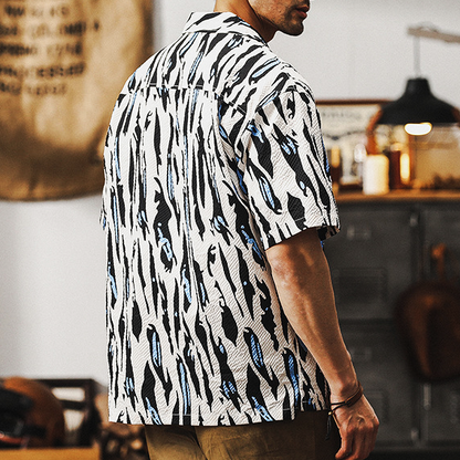 Safari Breeze Button-Up Shirt