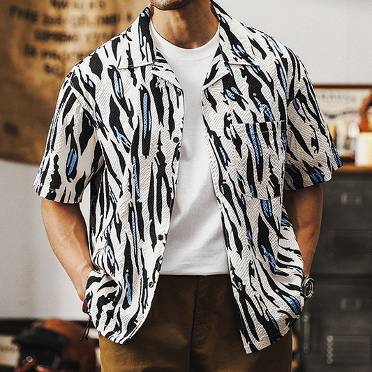 Safari Breeze Button-Up Shirt