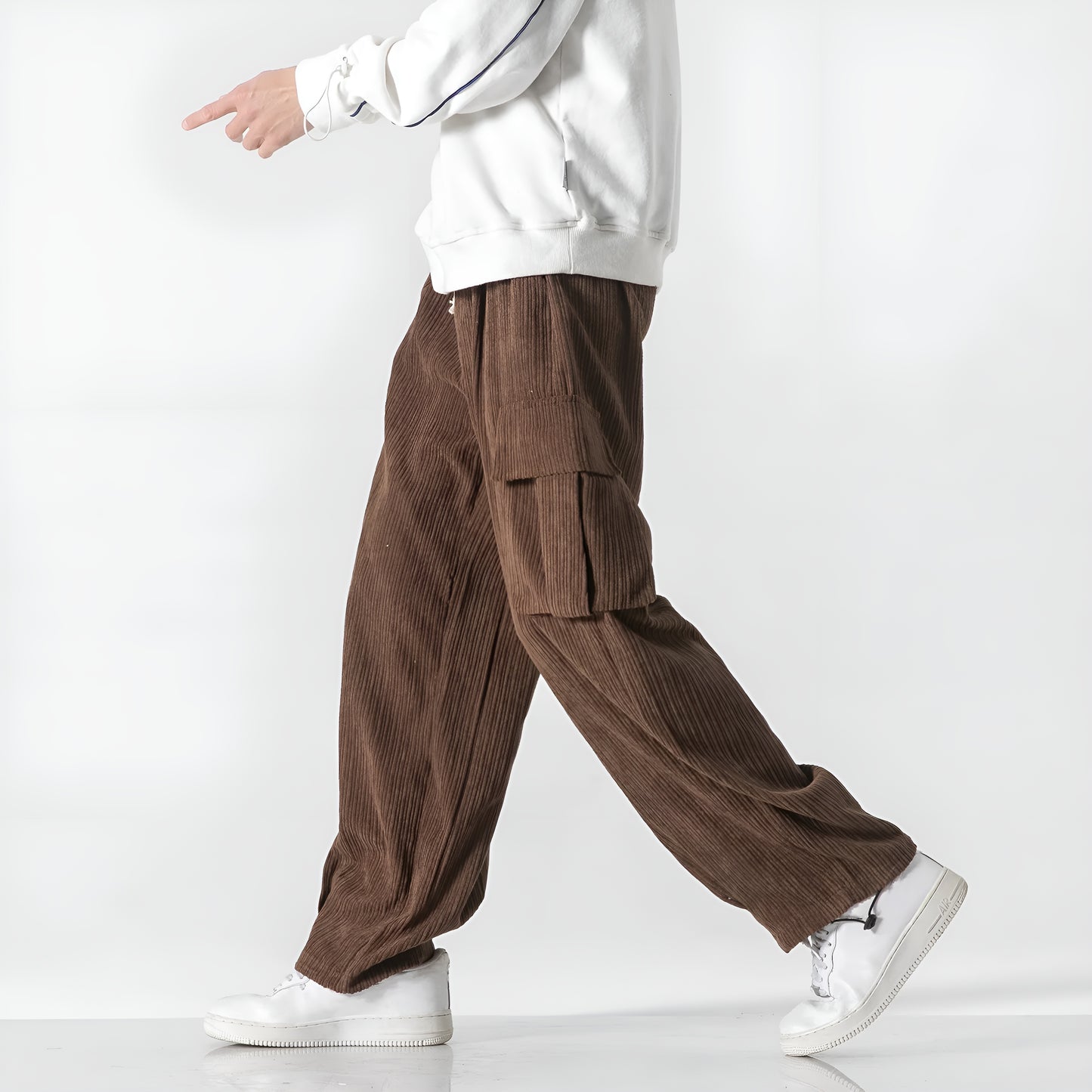 Brinley's Cargo Corduroy Pants