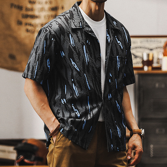 Safari Breeze Button-Up Shirt